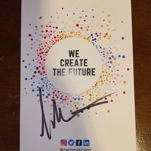 Seth Mattison autograph